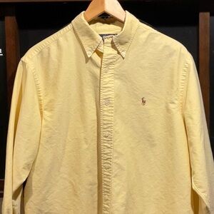 Polo by Ralph Lauren Yellow Casual Button Down Shirt